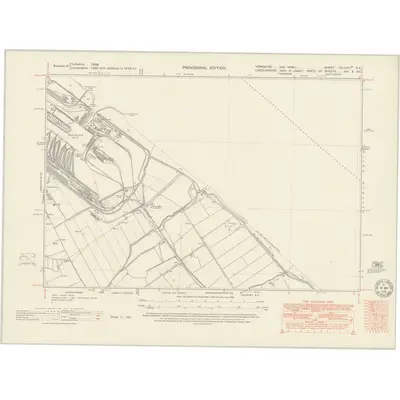1946 Map of Yorkshire CCLXVIIIw.NE, 1951 Print