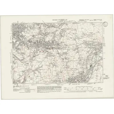 1930 Map of Yorkshire CCLXX.SE, 1934 Print