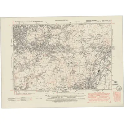 1938 Map of Yorkshire CCLXX.SE, 1949 Print
