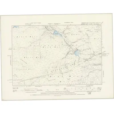 1889 Map of Yorkshire CCLXXI.NE, 1894 Print