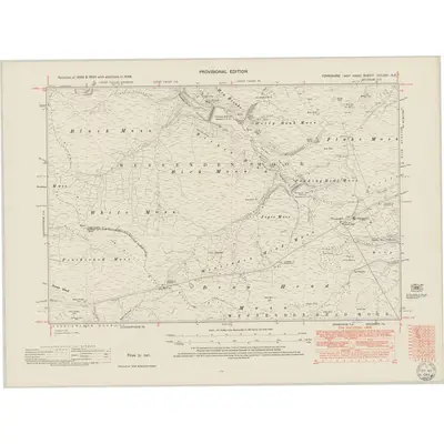 1948 Map of Yorkshire CCLXXI.NE, 1949 Print