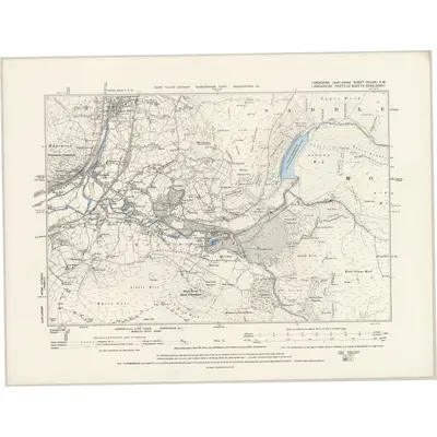 1889 Map of Yorkshire CCLXXI.SW, 1894 Print