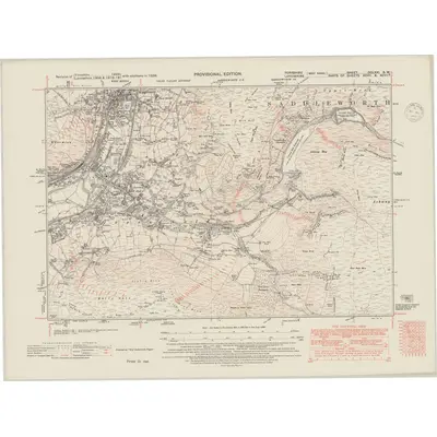 1938 Map of Yorkshire CCLXXI.SW, 1948 Print
