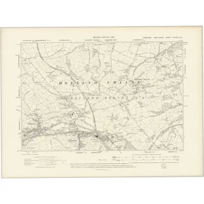 1903 Map of Yorkshire CCLXXIII.SE, 1907 Print