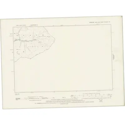 1889 Map of Yorkshire CCLXXIX.NE, 1894 Print