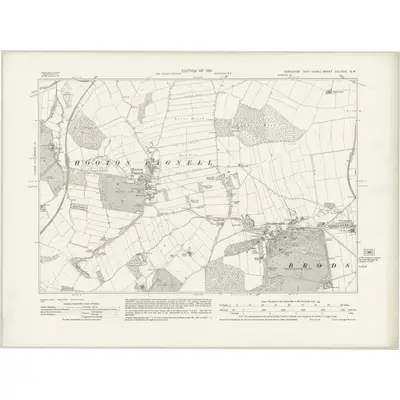 1928 Map of Yorkshire CCLXXVI.NW, 1931 Print