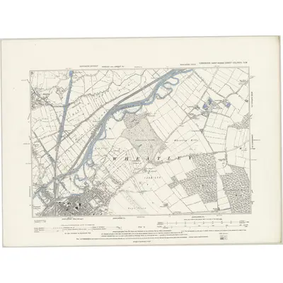 1888 Map of Yorkshire CCLXXVII.SW, 1893 Print