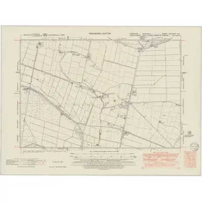 1948 Map of Yorkshire CCLXXVIII.NE, 1949 Print
