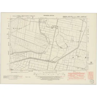 1946 Map of Yorkshire CCLXXVIII.SE, 1950 Print