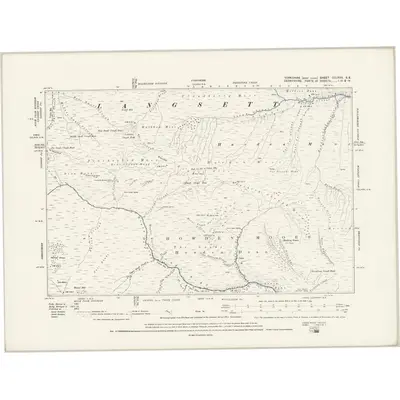 1891 Map of Yorkshire CCLXXX.SE, 1894 Print