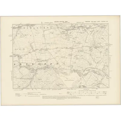 1903 Map of Yorkshire CCLXXXI.NW, 1906 Print