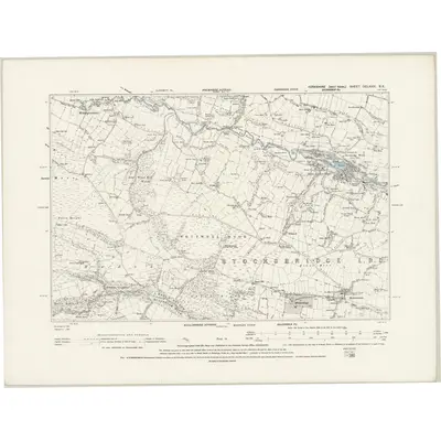 1891 Map of Yorkshire CCLXXXI.SE, 1894 Print