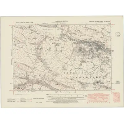 1938 Map of Yorkshire CCLXXXI.SE, 1948 Print
