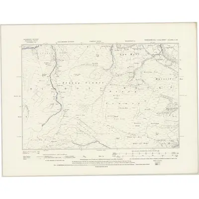 1891 Map of Yorkshire CCLXXXI.SW, 1894 Print