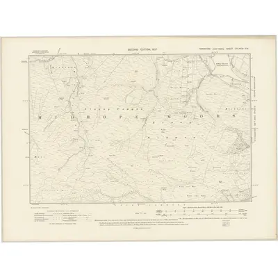 1903 Map of Yorkshire CCLXXXI.SW, 1907 Print