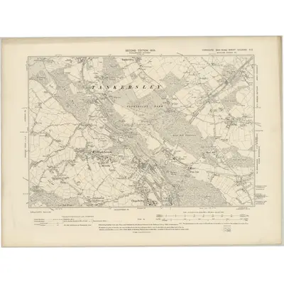 1903 Map of Yorkshire CCLXXXII.SE, 1906 Print