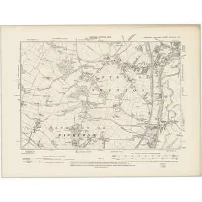 1901 Map of Yorkshire CCLXXXIII.SE, 1904 Print