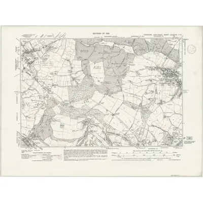1935 Map of Yorkshire CCLXXXIX.NW