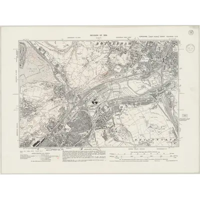 1934 Map of Yorkshire CCLXXXIX.SW