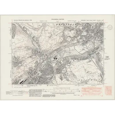 1938 Map of Yorkshire CCLXXXIX.SW, 1947 Print