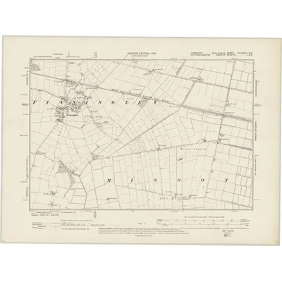 1901 Map of Yorkshire CCLXXXVI.SW, 1905 Print