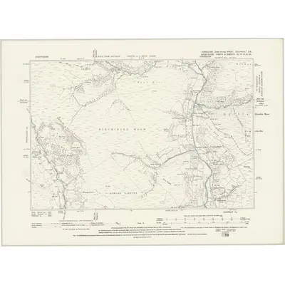 1891 Map of Yorkshire CCLXXXVIA.SE, 1894 Print