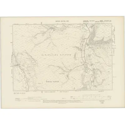 1901 Map of Yorkshire CCLXXXVIA.SE, 1905 Print