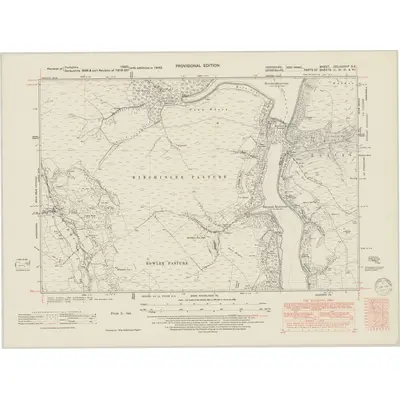 1948 Map of Yorkshire CCLXXXVIA.SE, 1950 Print