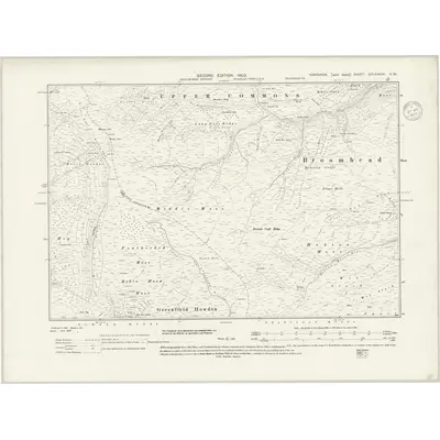 1901 Map of Yorkshire CCLXXXVII.NW, 1903 Print