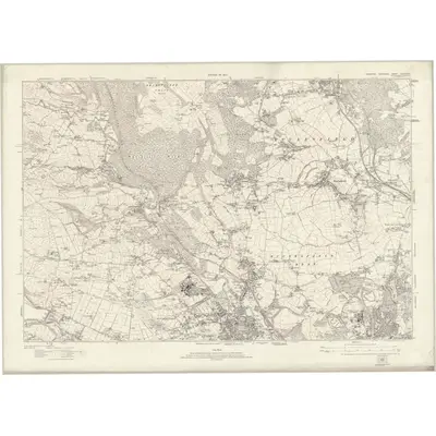 1920 Map of Yorkshire CCLXXXVIII, 1924 Print