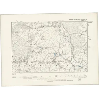 1890 Map of Yorkshire CCLXXXVIII.NE, 1894 Print