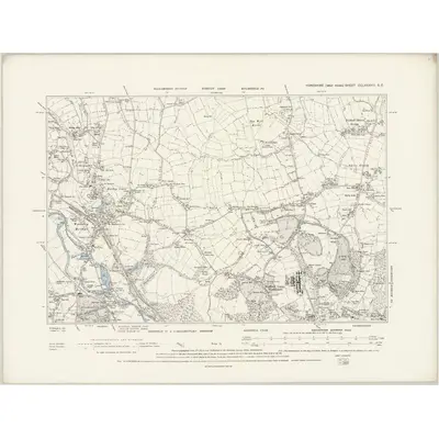 1890 Map of Yorkshire CCLXXXVIII.SE, 1894 Print