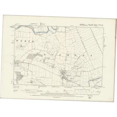1891 Map of Yorkshire CCXCII.SW, 1894 Print