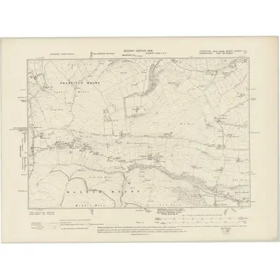 1901 Map of Yorkshire CCXCIII.NE, 1905 Print