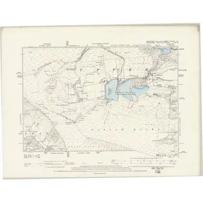1891 Map of Yorkshire CCXCIII.SE, 1894 Print