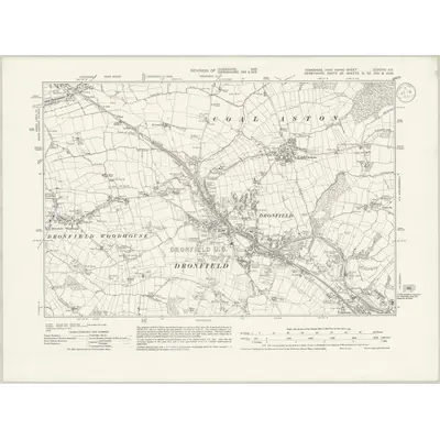 1935 Map of Yorkshire CCXCVIII.SE, 1940 Print
