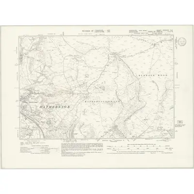 1935 Map of Yorkshire CCXCVIIIA.NE, 1940 Print