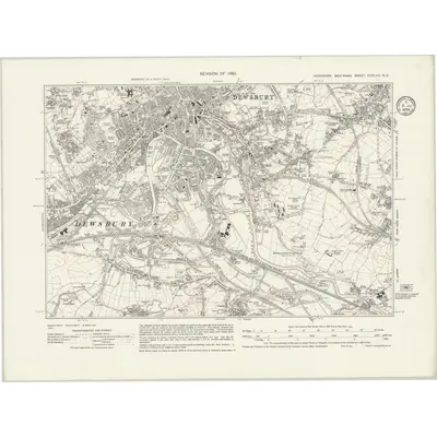 1930 Map of Yorkshire CCXLVII.NE