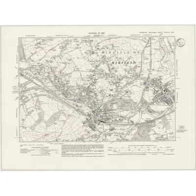 1930 Map of Yorkshire CCXLVII.NW