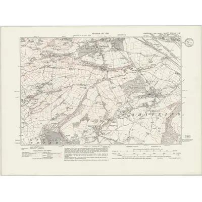 1930 Map of Yorkshire CCXLVII.SE