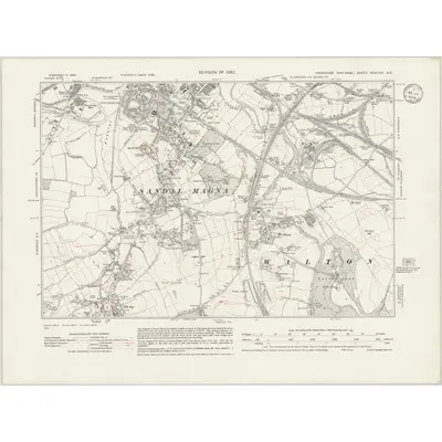 1930 Map of Yorkshire CCXLVIII.SE