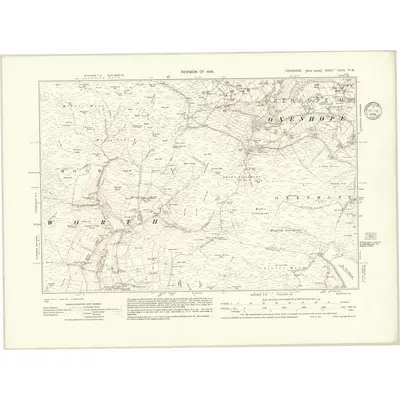 1934 Map of Yorkshire CCXV.NW