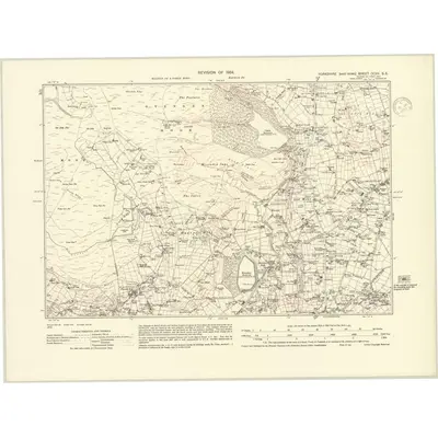 1934 Map of Yorkshire CCXV.SE
