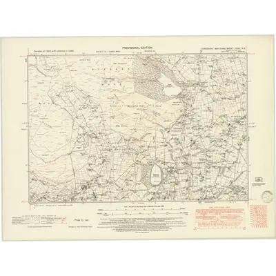 1948 Map of Yorkshire CCXV.SE, 1949 Print