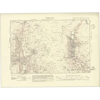 1934 Map of Yorkshire CCXV.SW