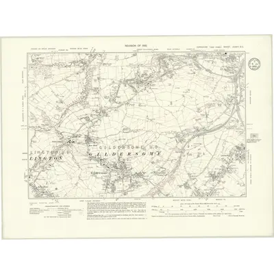 1932 Map of Yorkshire CCXVII.SE