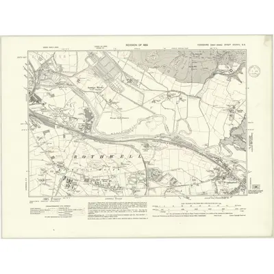 1932 Map of Yorkshire CCXVIII.SE