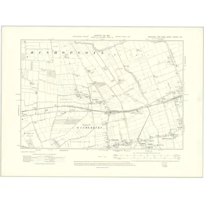 1908 Map of Yorkshire CCXXIII.SE, 1910 Print