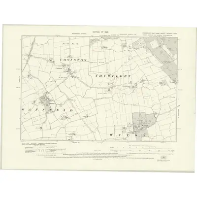 1928 Map of Yorkshire CCXXVII.NW