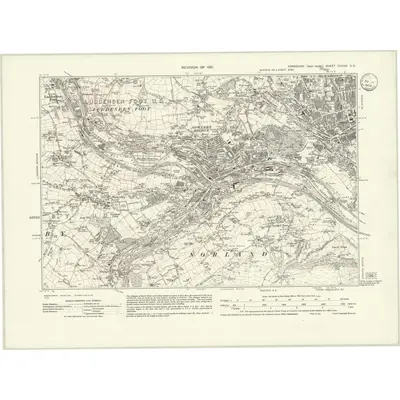 1931 Map of Yorkshire CCXXX.SE